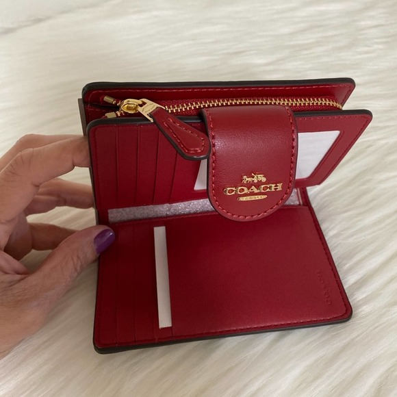 NWT💃Coach Corner Zip Wallet Signature Canvas - Picture 6 of 7